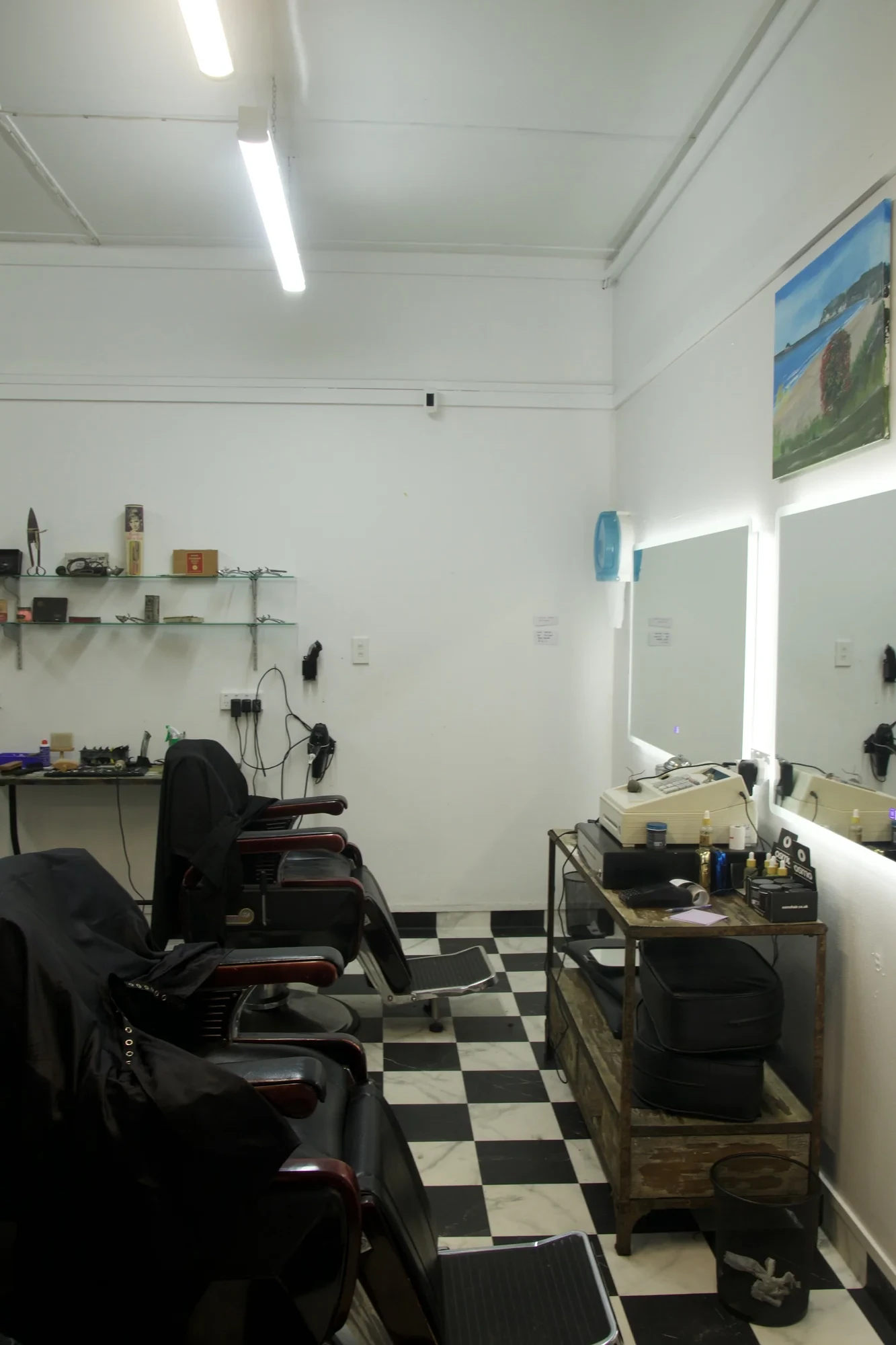 The two chairs at Bay Barbers